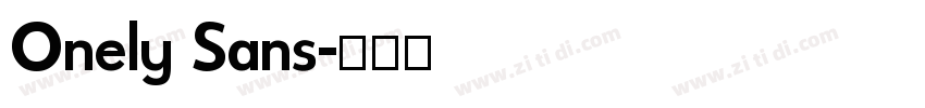 Onely Sans字体转换